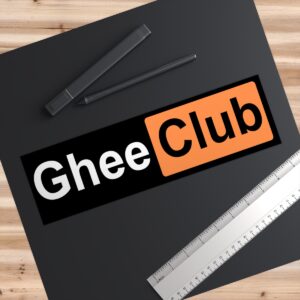 GheeClub Bumper Stickers